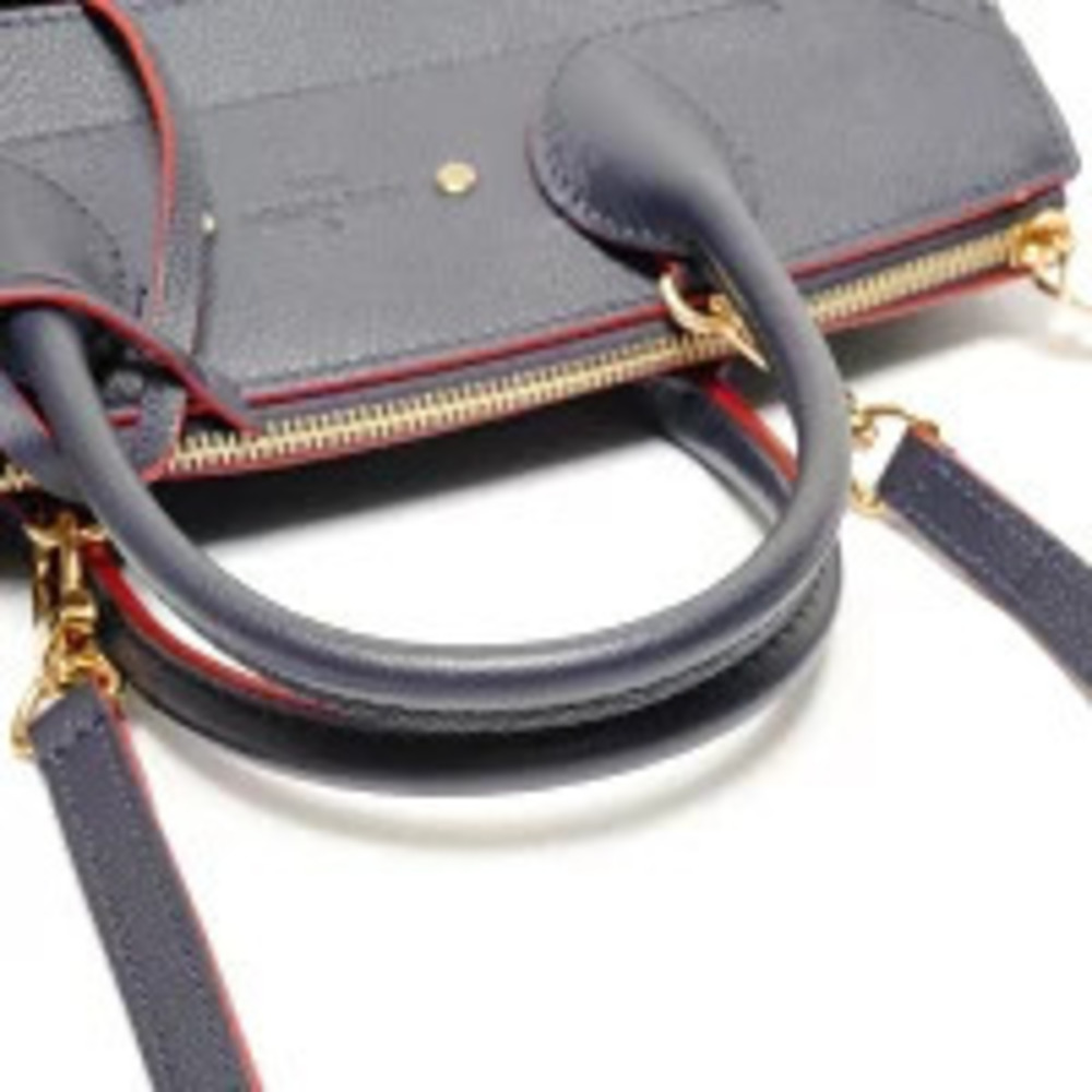 Louis Vuitton Blue Empreinte Monogram Pont Handbag Neuf Navy - Picture 12 of 13